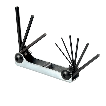 Urrea Metal case folding SAE from 0.050 in to 3/16 in hex keys 4978